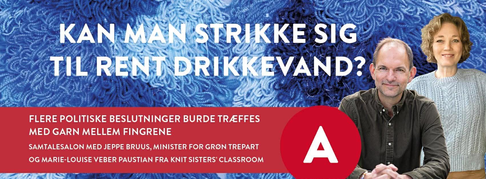 Strikkecafe og samtalesalon med Jeppe Bruus